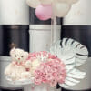 Set of large Bouquet with Ballons and 4" tall Cake