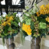 Rastic Style Flower arrangements in two level Sizes, extra large