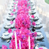24' Setting Table With Cascade Flowers - Image 5