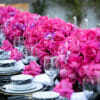 24' Setting Table With Cascade Flowers - Image 4