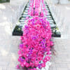 24' Setting Table With Cascade Flowers - Image 2