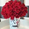 Medium Size Arrangement with 50 Roses