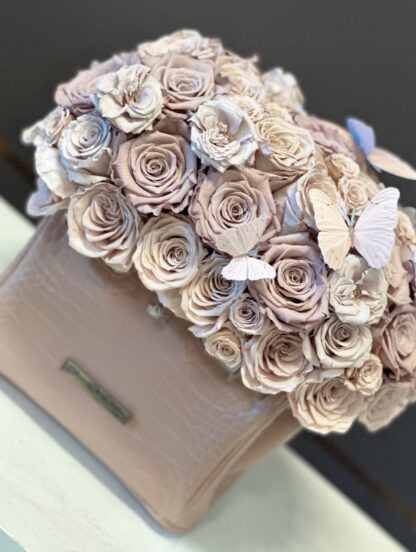 20" Birkin Vase Arrangment with Long Lasting Roses " Vase Comes in any colors" - Image 2