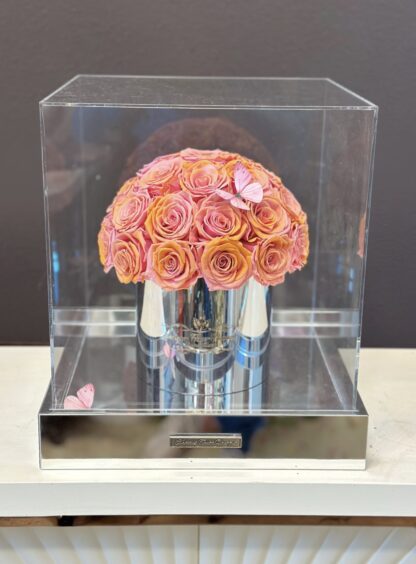 Medium Size Mushroom Style Arrangment with Long lasting Roses - Image 3