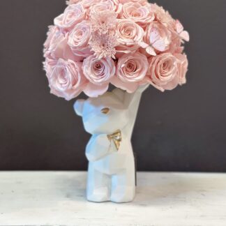 Small Size Teddy Bear Arrangment in different colors