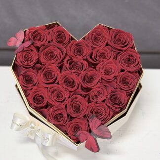 Large size Heart shape preserved Roses