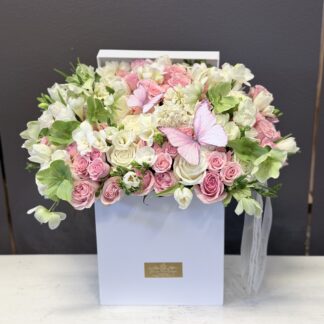 Medium Size Arrangment in pink and Green